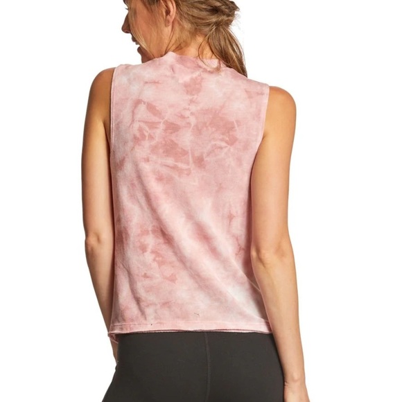 Spiritual Gangster Blush Tie-Dye Muscle Tee | M - Picture 2 of 6